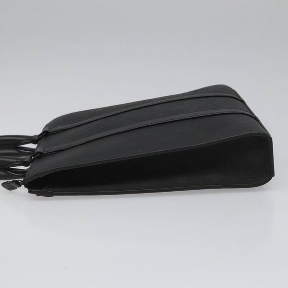 LOUIS VUITTON Monogram Taurillon Clemence Sac Plat Cloth Bag M21884 Auth PP196 - Picture 5 of 15